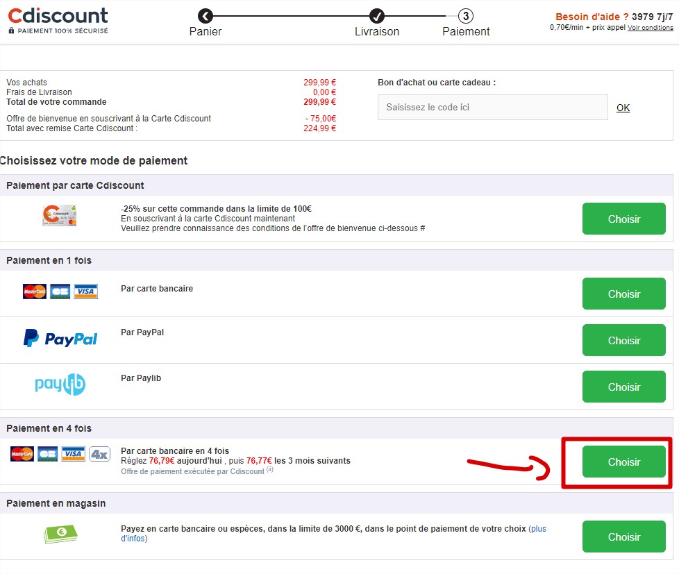 cdiscount voyage payer en plusieurs fois