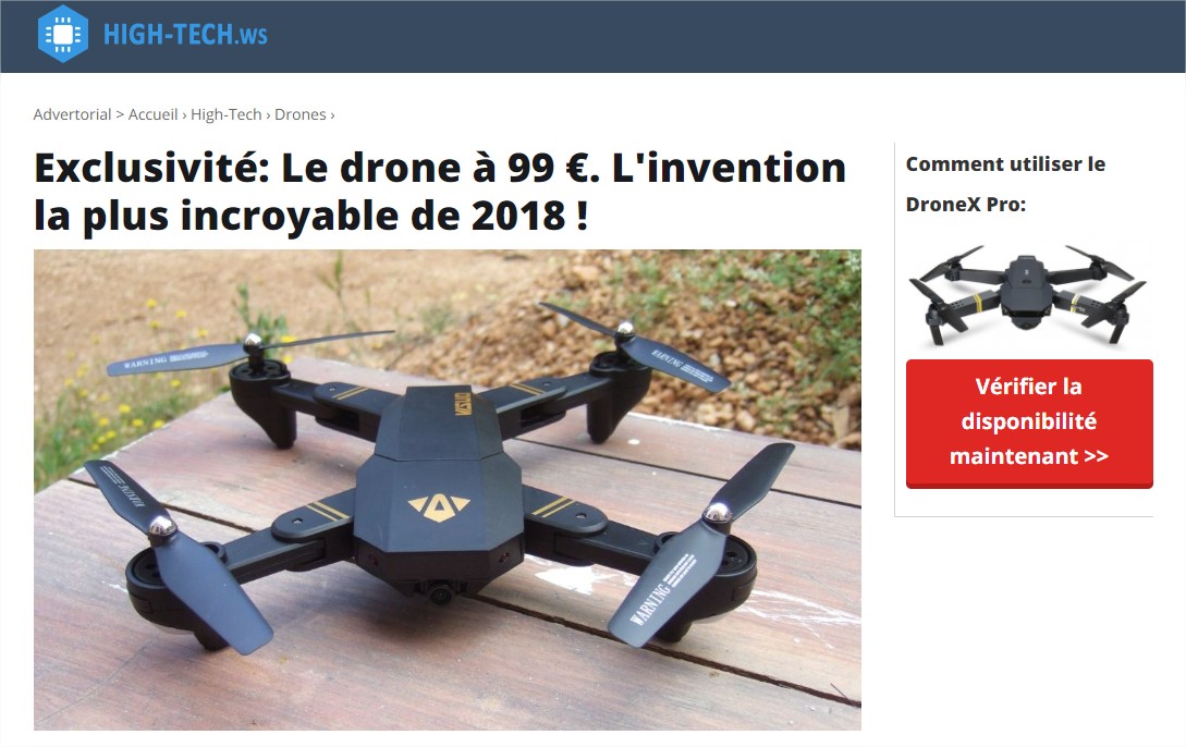 DroneX Pro Avis